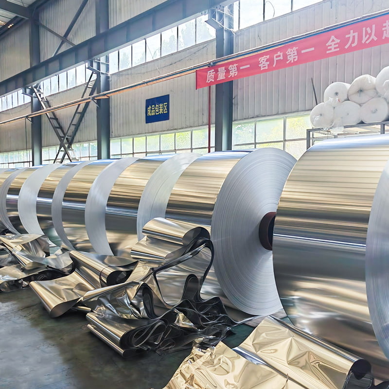 Glatte Aluminiumfolie