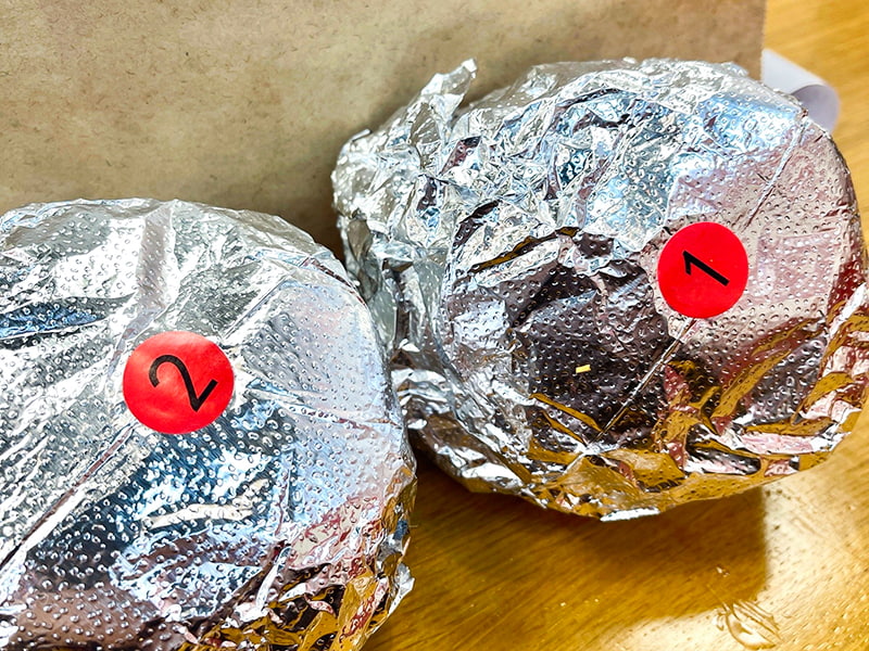 Hamburger packaging